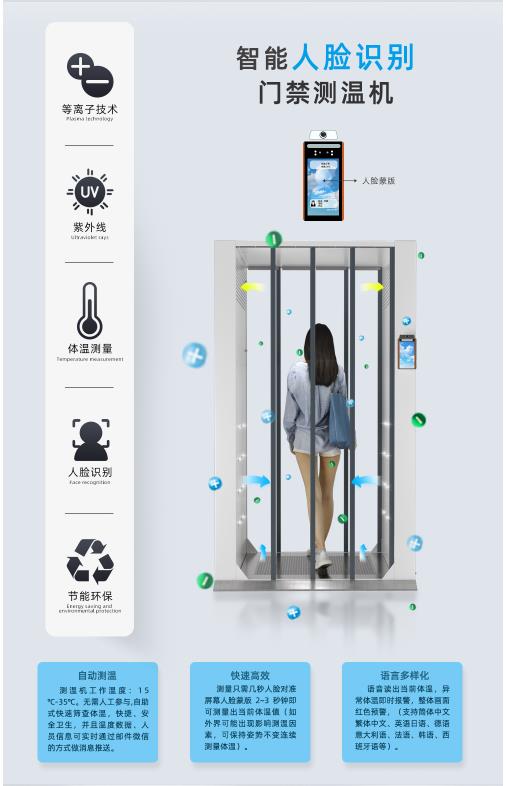 智能空气消毒通道语言系统